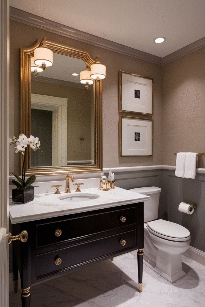 Powder Room Remodeled by FTL Handyman Services of Central Pennsylvania