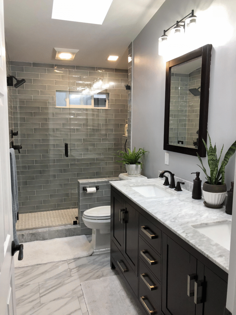 Basement bathroom