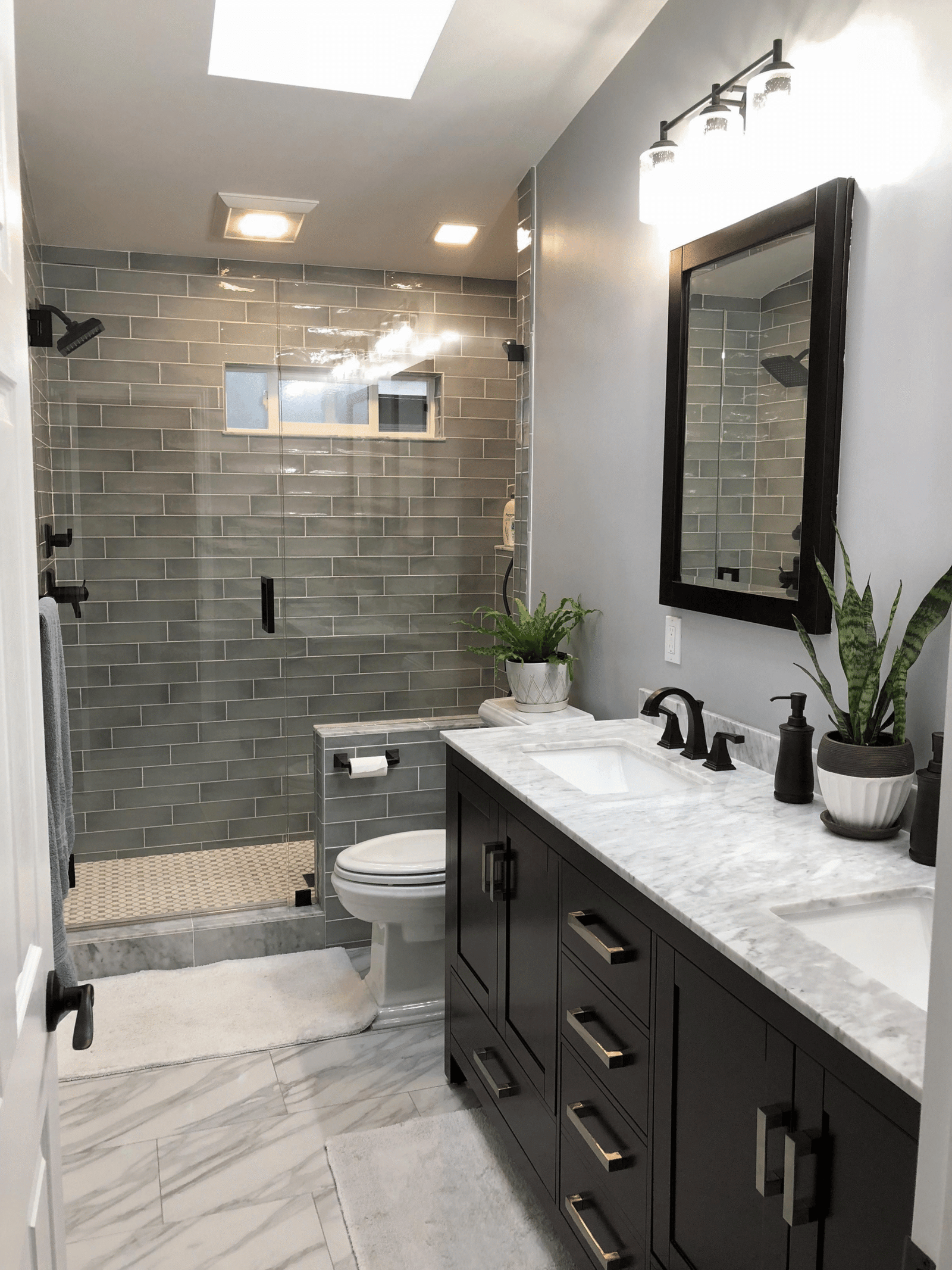 Basement bathroom