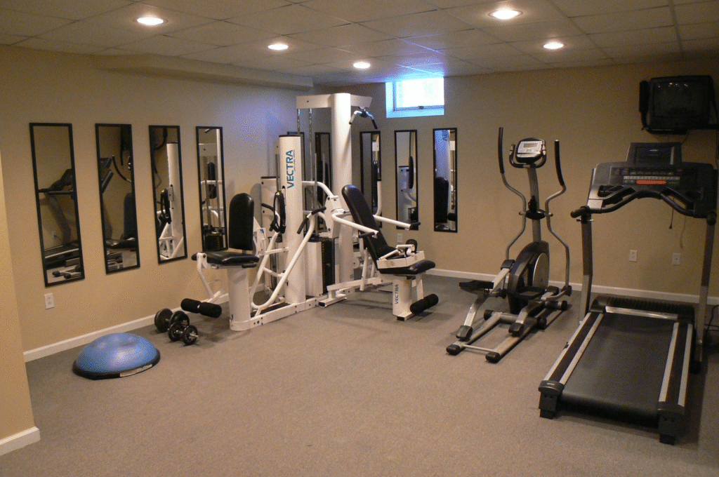 Basement gym