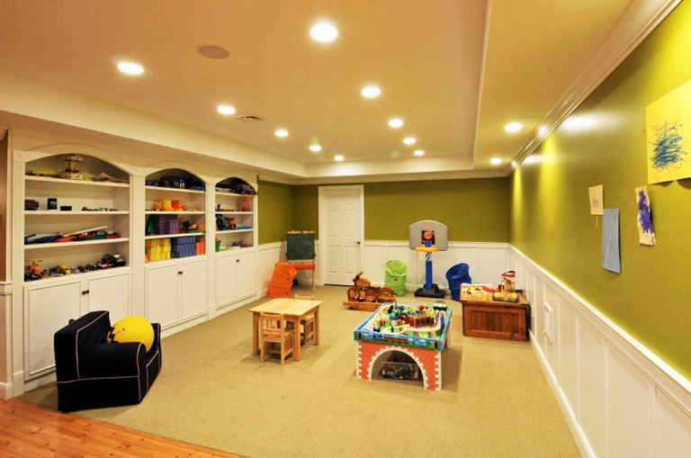 basement playroom