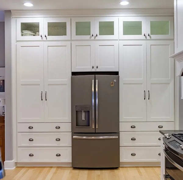 Refrigerator surround/Pantry Wall