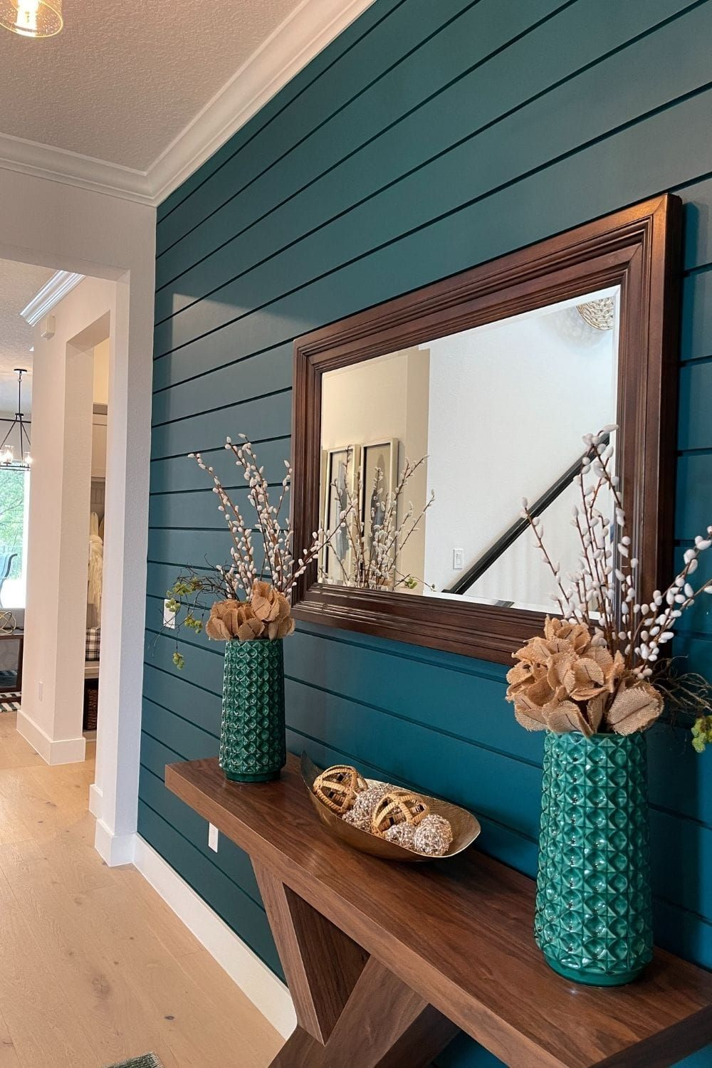 Accent wall shiplap