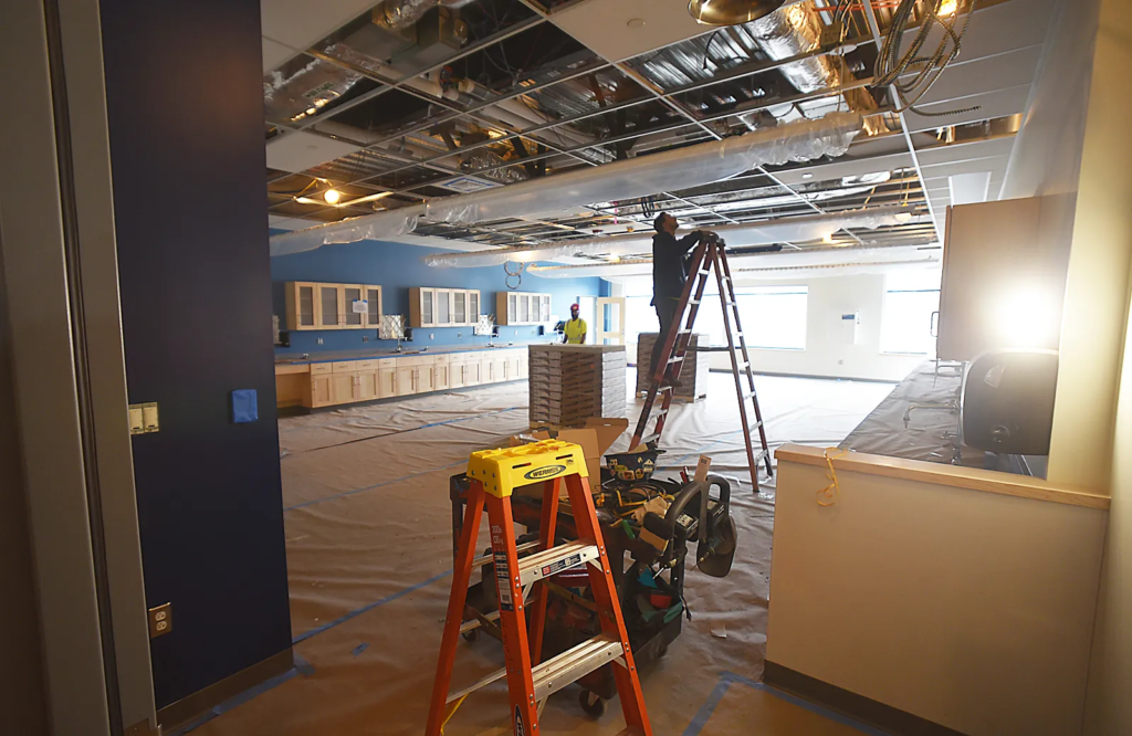 Conference room renovation by FTL Handyman & Remodeling Services in Mechanicsburg, PA