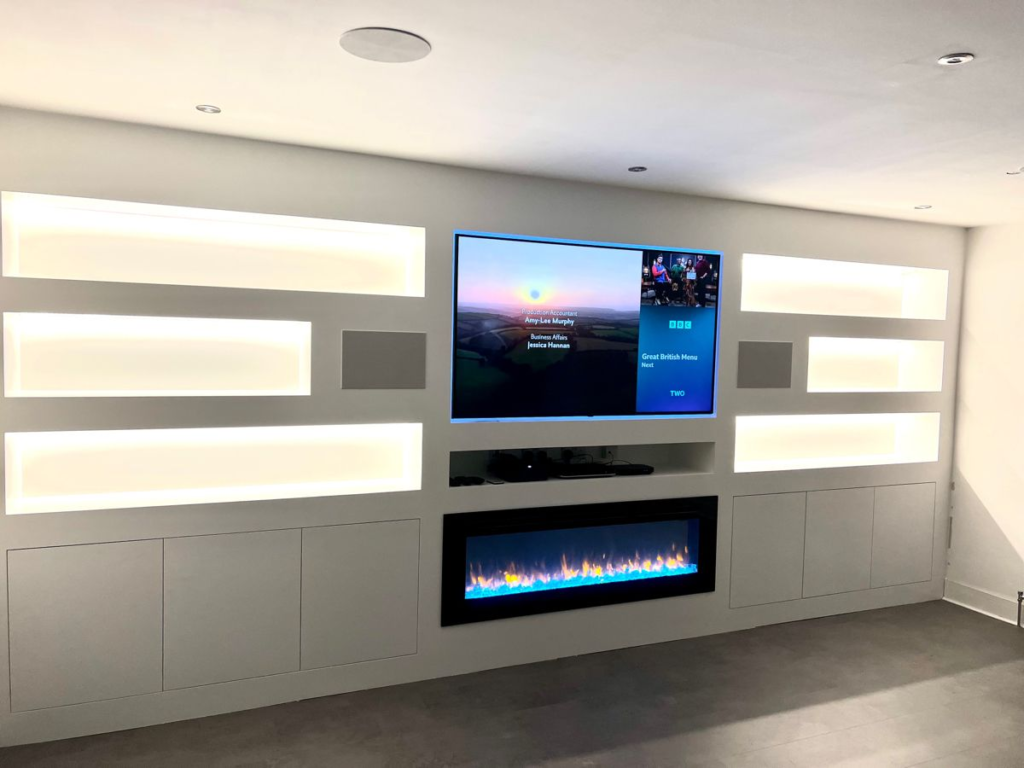 TV Media Walss Built by FTL Handyman & Remodeling Services in Mechanicsburg, PA